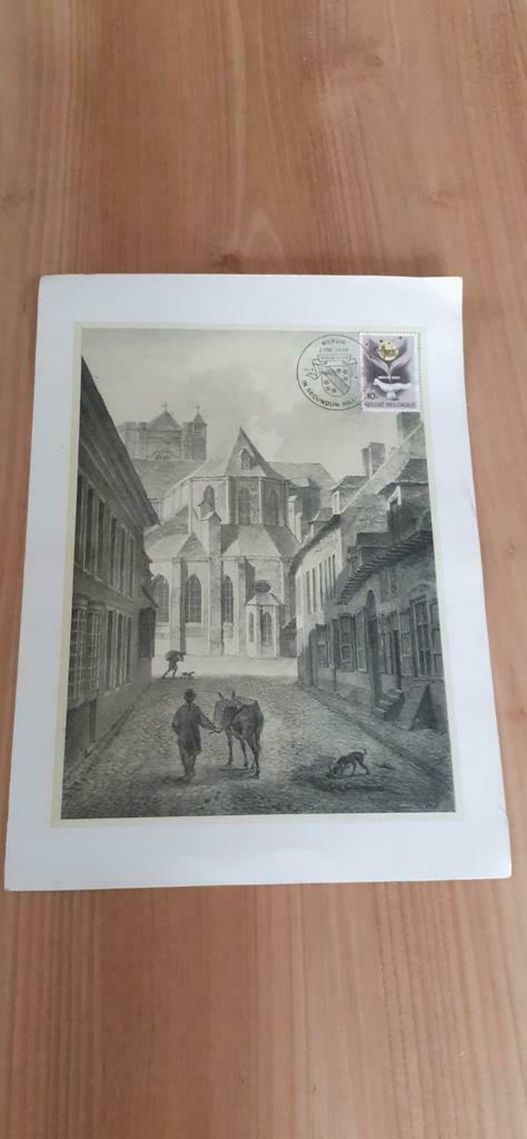 Carte postale A4 Wervik année 2000 cachet de la poste 1968, Enlèvement ou Envoi