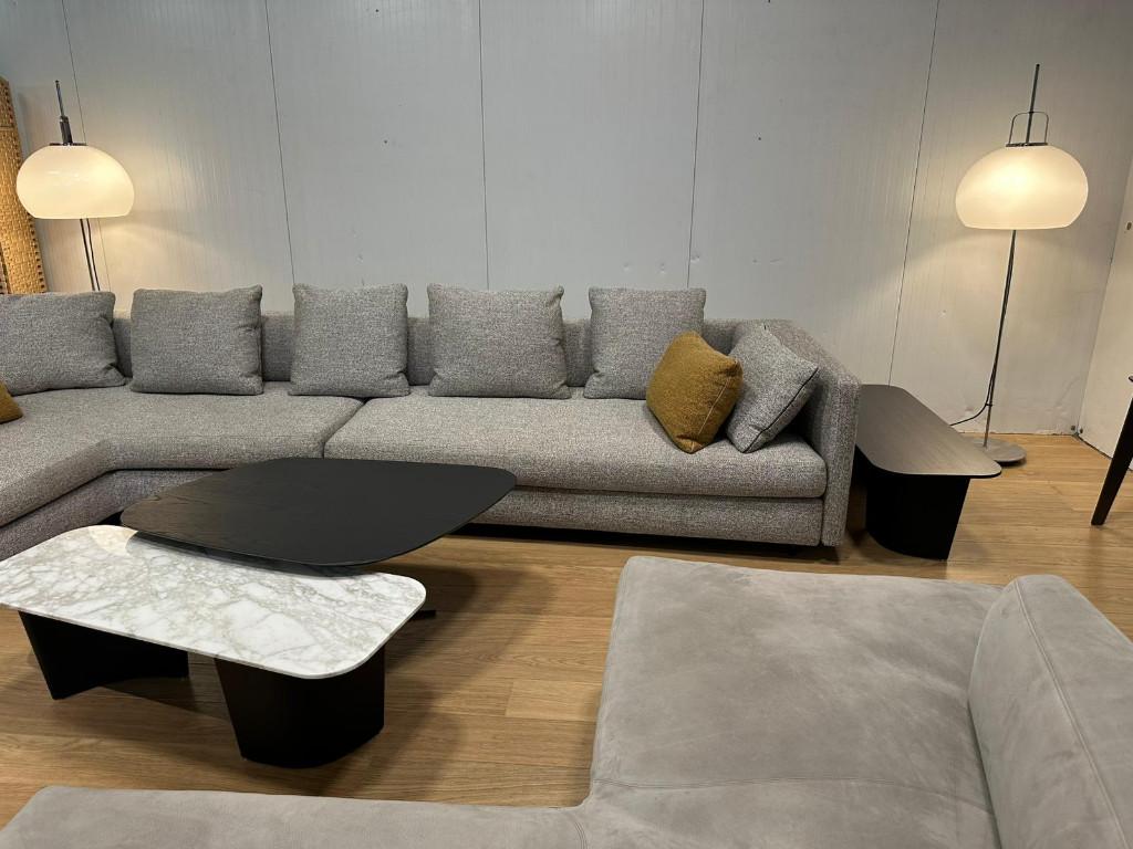 TBE Minotti Granville configuration d’angle - PN: €60k, Enlèvement ou Envoi, Comme neuf, Autres matériaux, Design Complete Zithoek Minotti