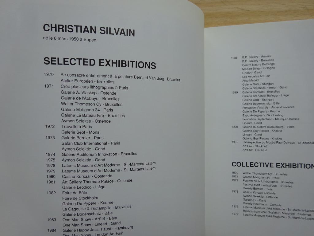 Christian Silvain, 1990 Galerie Pieters Knokke, Boeken, Ophalen of Verzenden, Zo goed als nieuw, Schilder- en Tekenkunst