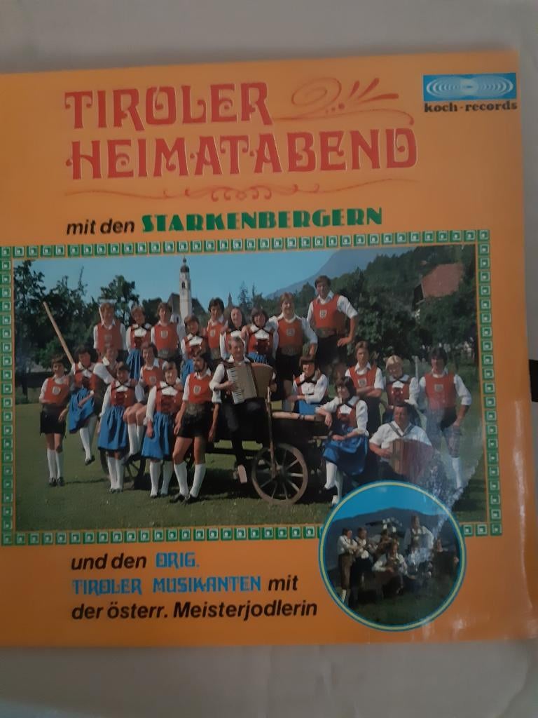 LP. HEIMATABEND TYROLIEN AVEC LE STARKENBERGERN, Enlèvement ou Envoi, Utilisé, Autres genres