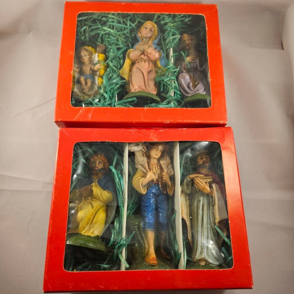 Vintage figuren voor in kerststal Italy, Diversen, Ophalen of Verzenden