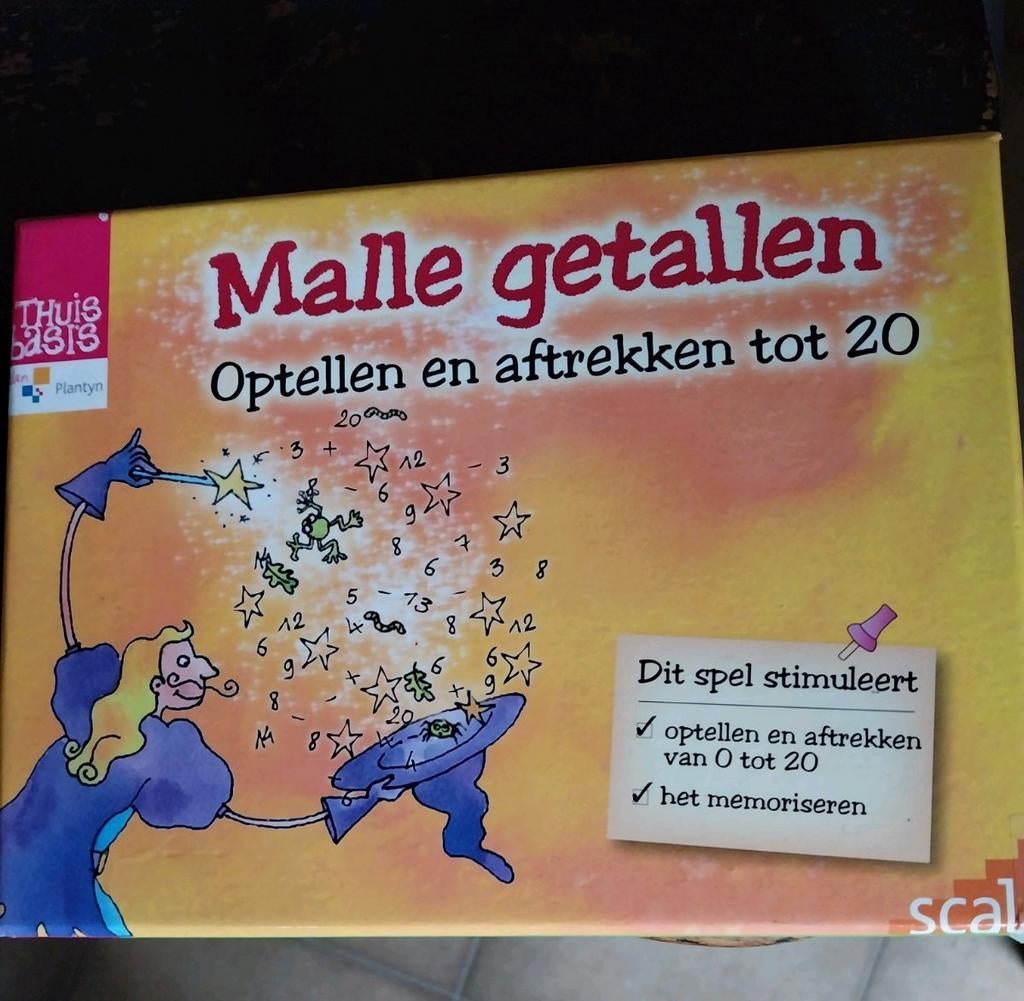 Malle getallen spel, Hobby en Vrije tijd, Een of twee spelers, Ophalen, Gebruikt, Plantyn
