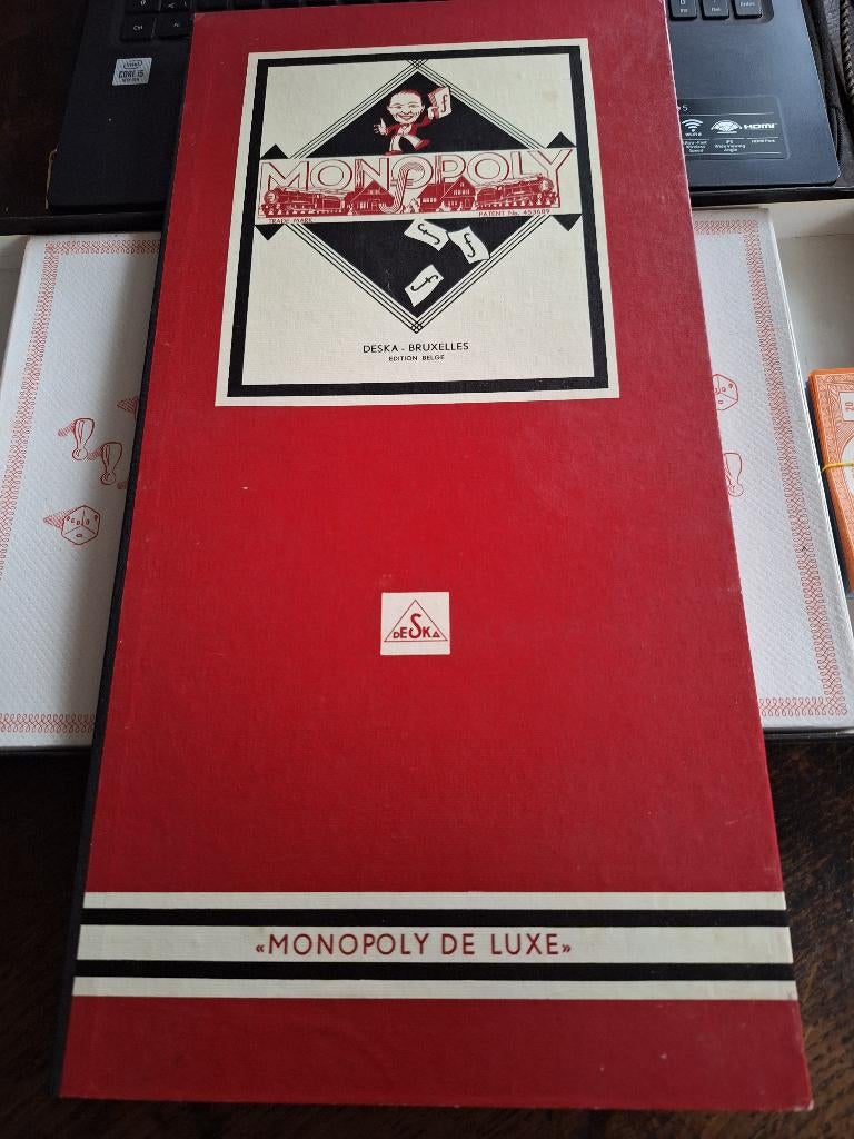 MONOPOLY CLASSIC COPYRIGHT 1961, Vijf spelers of meer, Ophalen of Verzenden, Gebruikt, DESKRA