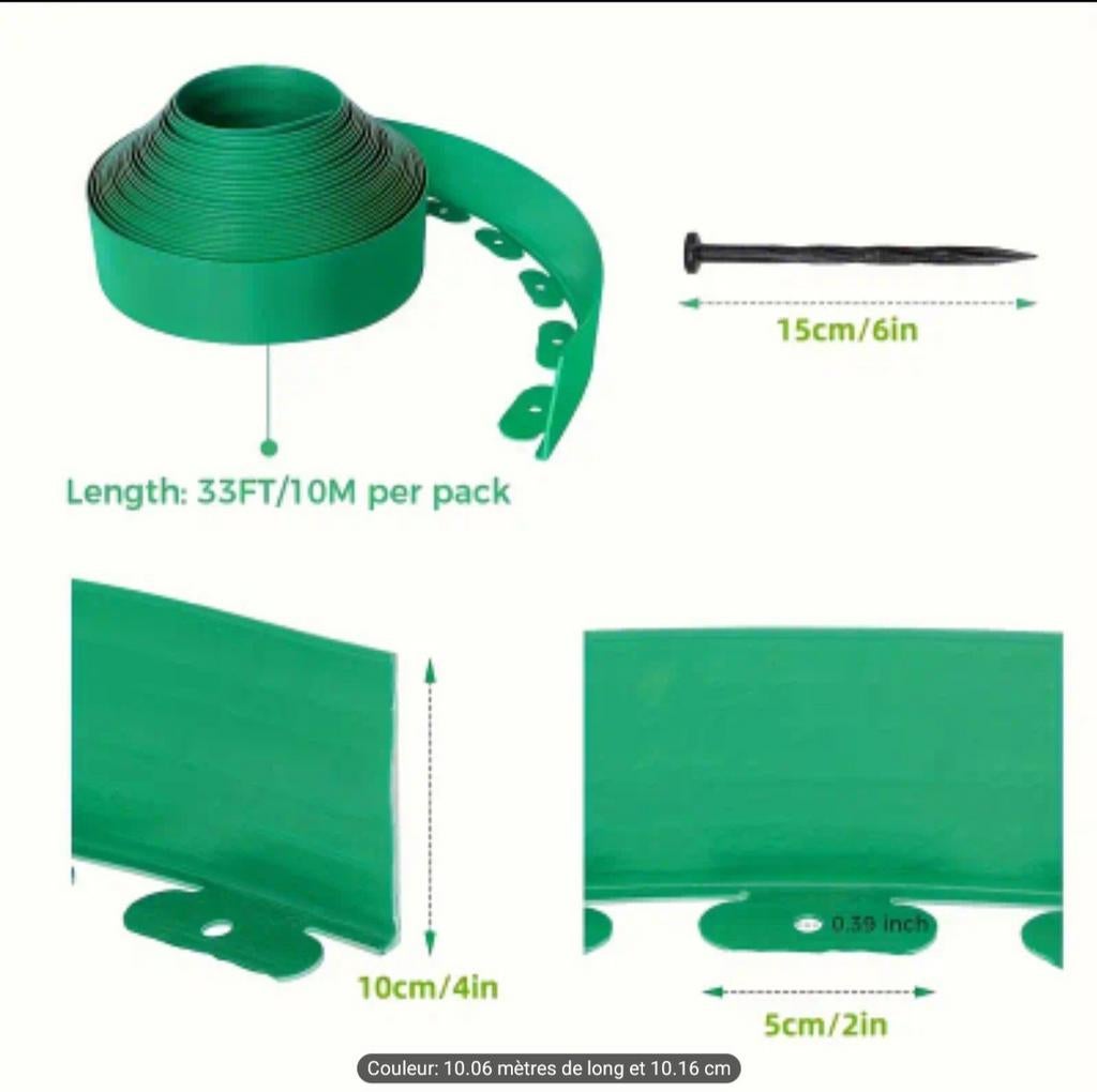 Bordures de jardin, Enlèvement, Neuf