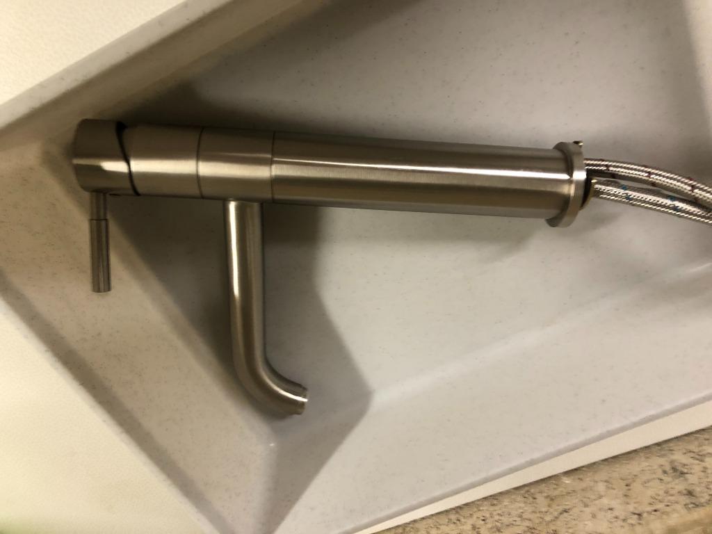 Robinet mitigeur, Bricolage & Construction, Sanitaire, Comme neuf, Robinet, Inox