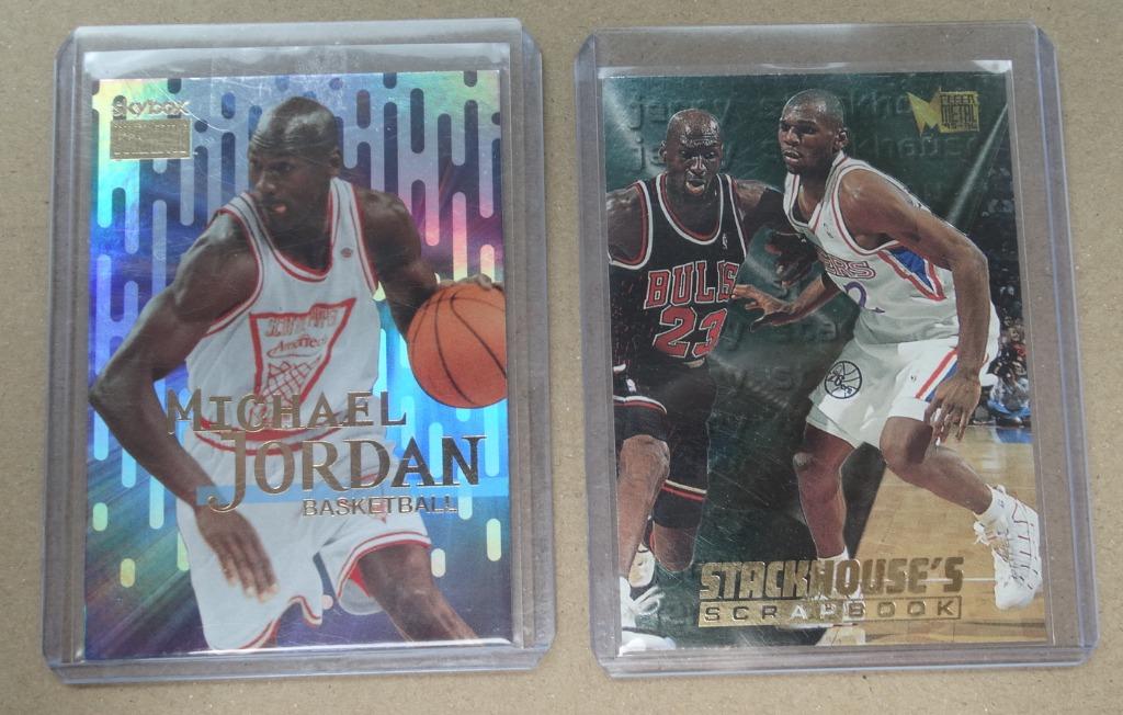 '22 Fleer Metal/ Skybox Metal Michael Jordan S-1, Hobby en Vrije tijd, Verzenden, Zo goed als nieuw, Meerdere plaatjes