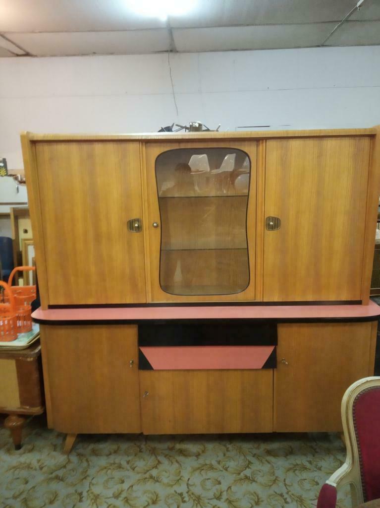 Retro .vintage keukenkast.barkast, Enlèvement, Comme neuf