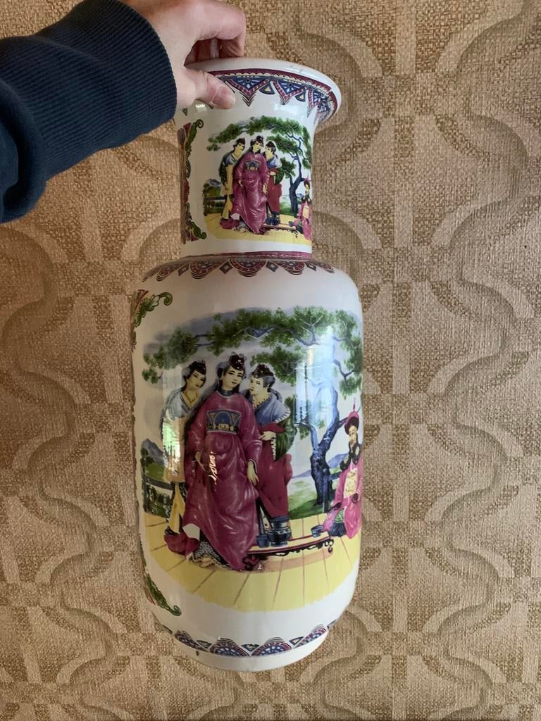 Chinese vaas, Ophalen