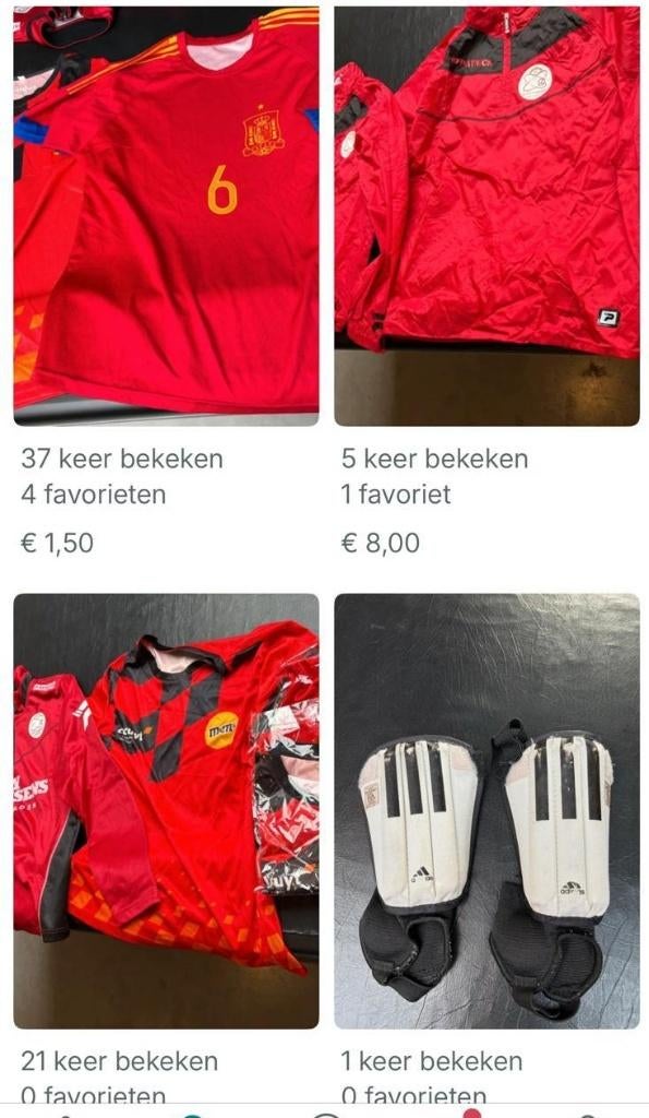voetbalkledij, Maat XS of kleiner, Ophalen of Verzenden, Gebruikt, Set