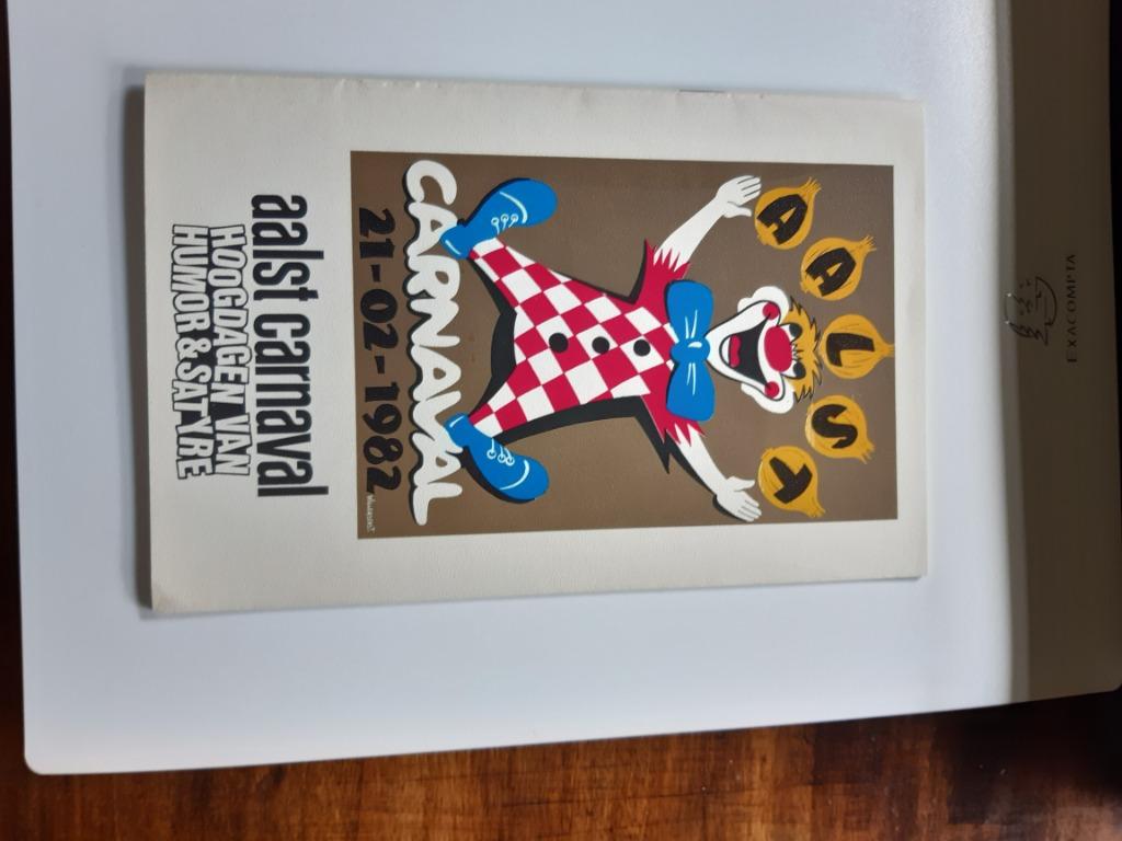 Aalst Carnaval stoet 21feb1982 programma, Enlèvement, Utilisé