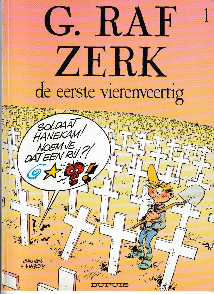 17 strips - G. Raf Zerk nrs. 1-13, 14, 18, 19, 21., Boeken, Verzenden