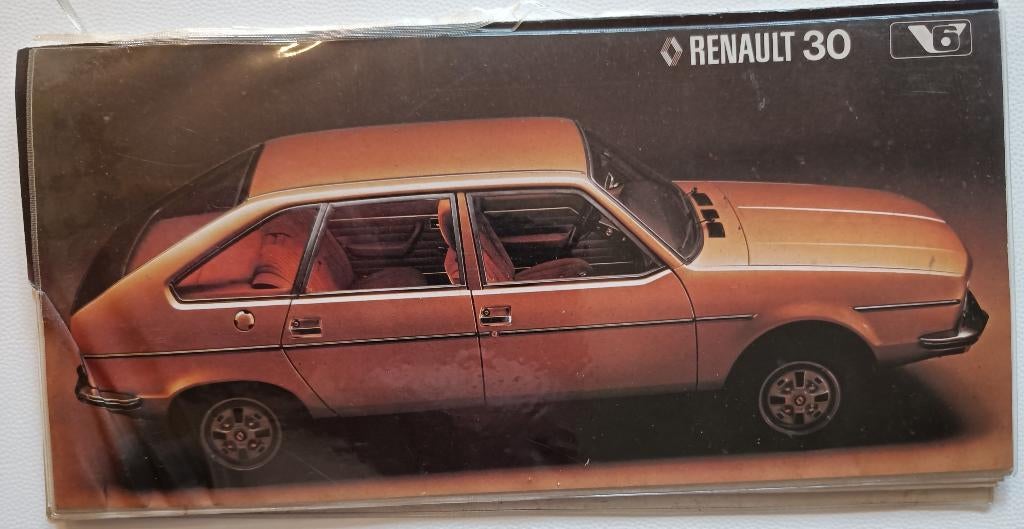 Instructieboekje Renault 30TS V6 - 1977, Enlèvement