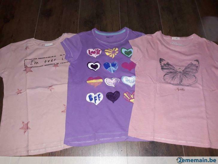 T shirts GAP, Zara, Mango 10 ans, Utilisé, Fille, Chemise ou À manches longues