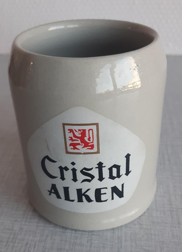 Pot à bière en pierre Cristal Alken 25 cl, Enlèvement ou Envoi, Comme neuf, Chope(s), Autres marques