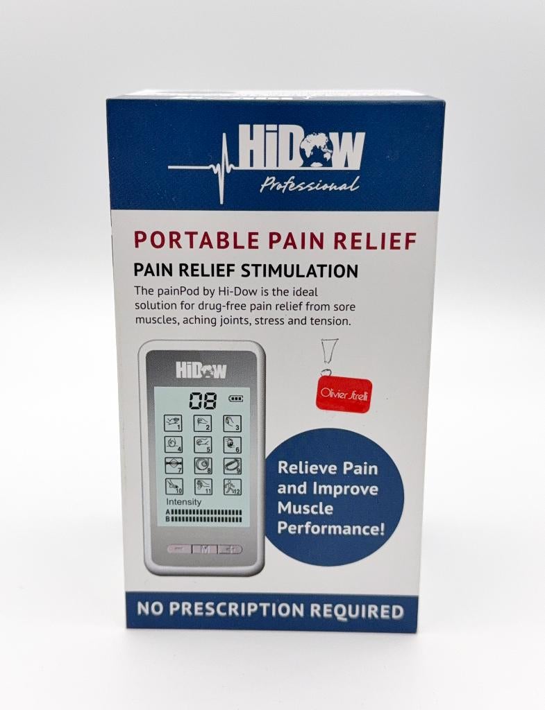 HiDow Professional TENS & EMS / Pijnverlichting / Nieuwstaat, Sports & Fitness, Produits de massage, Comme neuf, Appareil, Enlèvement ou Envoi