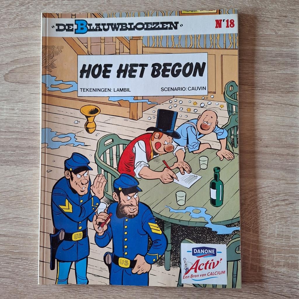 Hoe het begon/De Blauwbloezen/reclame uitgave Danone, Boeken, Ophalen of Verzenden, Gelezen