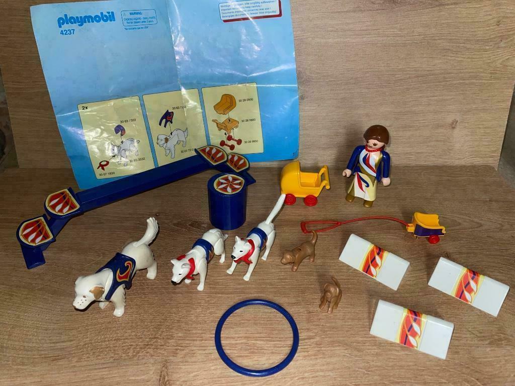 Playmobil 4237 circus hondenact, Kinderen en Baby's, Speelgoed | Playmobil, Ophalen, Gebruikt, Complete set
