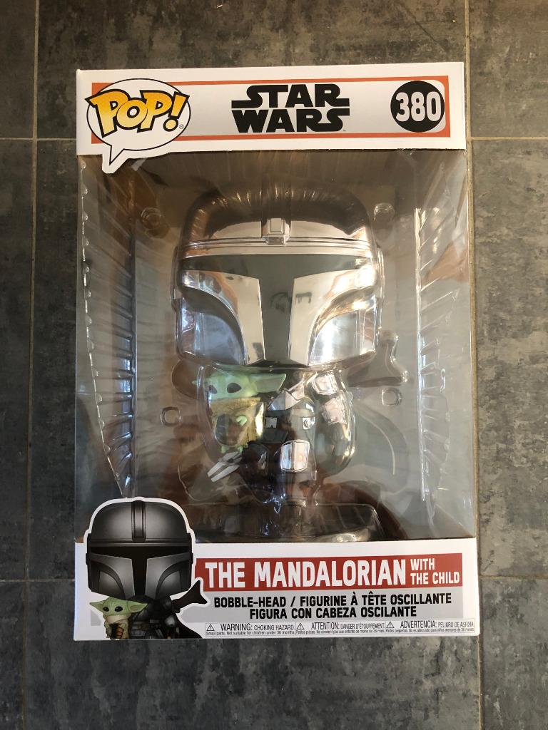 Funko 380 - The Mandalorian - The Mandalorian With The Child, Ophalen of Verzenden, Zo goed als nieuw