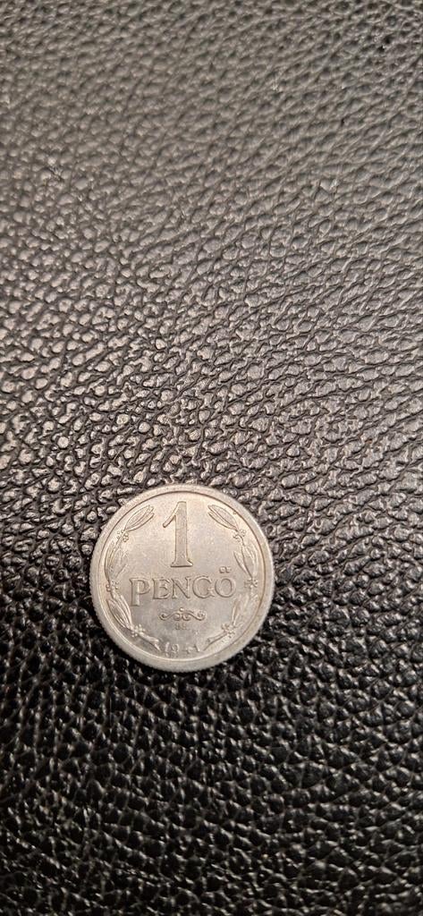 1##    Hongarije 1 pengo 1941, Postzegels en Munten, Ophalen of Verzenden, Hongarije