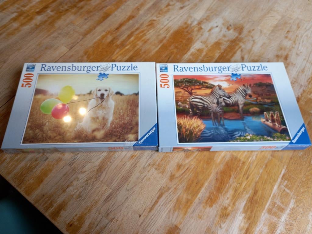 2 puzzles neufs ravensburger 500 pièces, Enlèvement, Puzzles