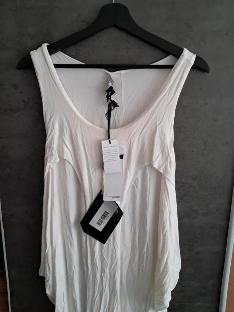 Witte Jurk Paolo Errico, Kleding | Dames, Maat 38/40 (M), Wit, Nieuw, Ophalen of Verzenden