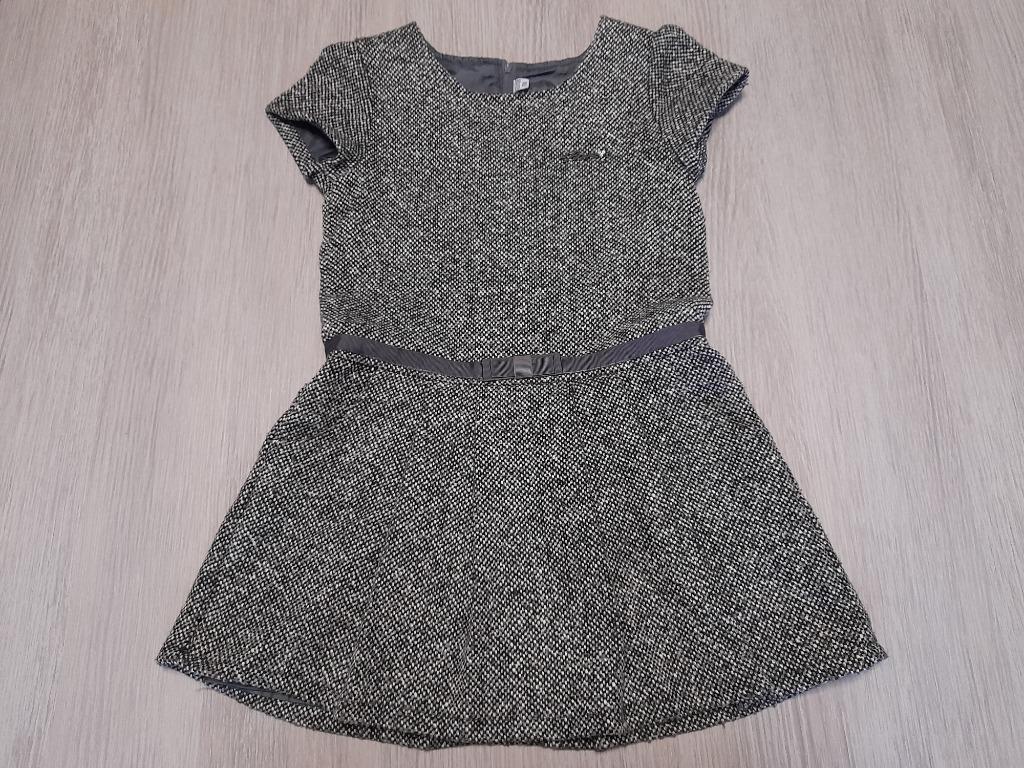 Zwart kleedje Knot so Bad 122/128, Robe ou Jupe, Enlèvement ou Envoi, Knot so bad, Comme neuf