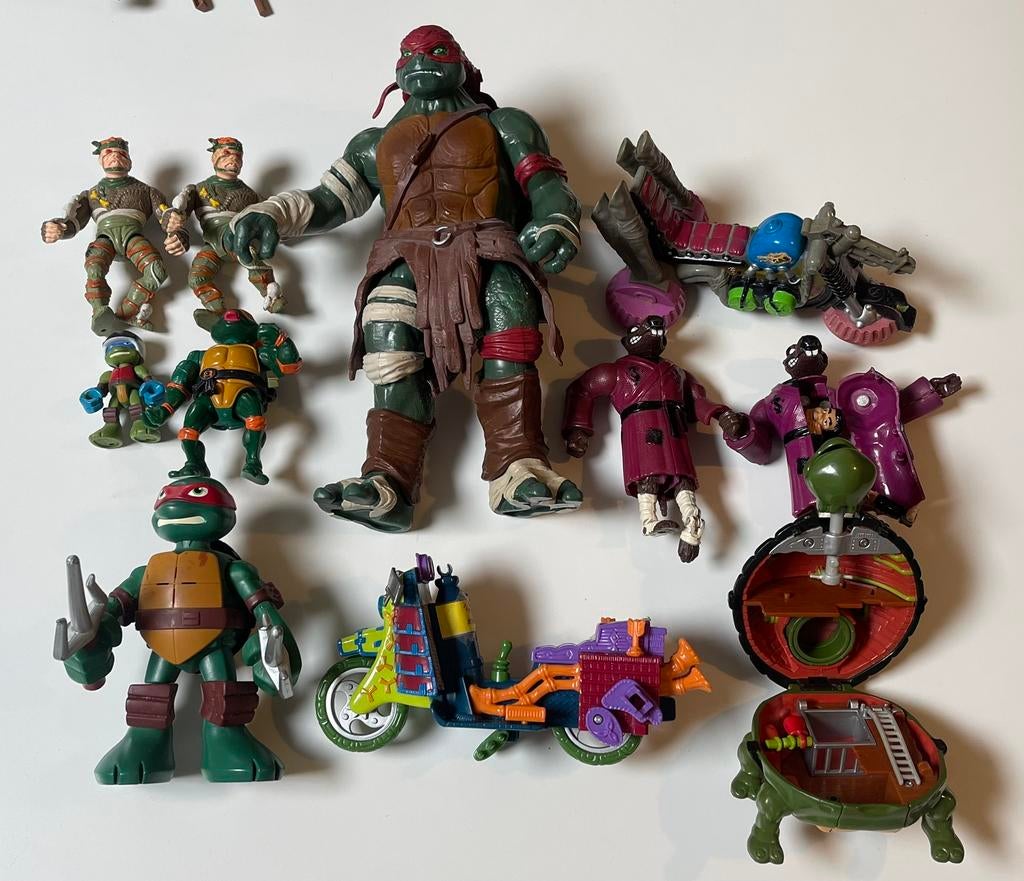 TMNT Vintage Ninja Turtles Speelgoed Lot, Ophalen of Verzenden, Zo goed als nieuw