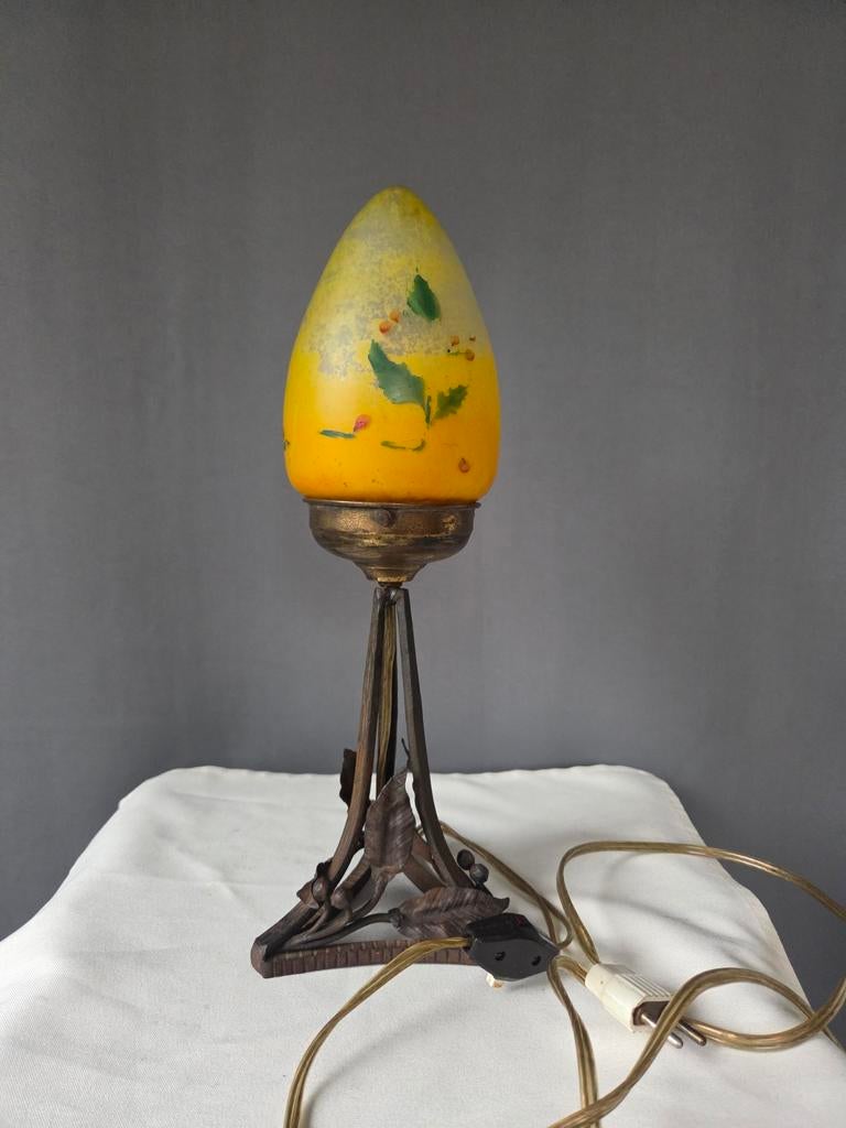 Art Deco lampe de table, Enlèvement