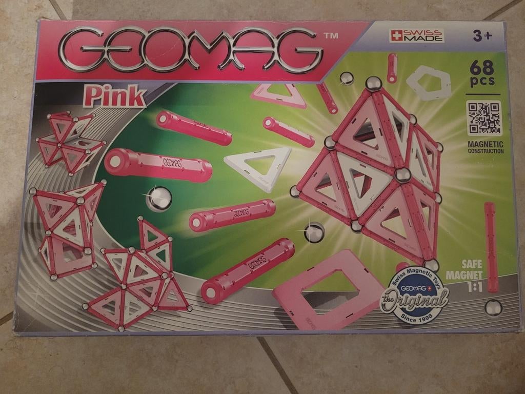 Jeu Magnetic construction- Geomag Pink, Enfants & Bébés, Jouets | Blocs de construction, Comme neuf, Enlèvement