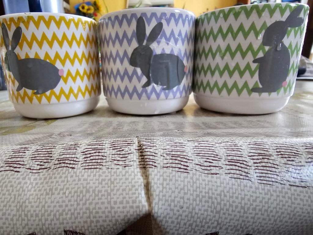Lot de 3 petits pots, Ophalen of Verzenden, Zo goed als nieuw