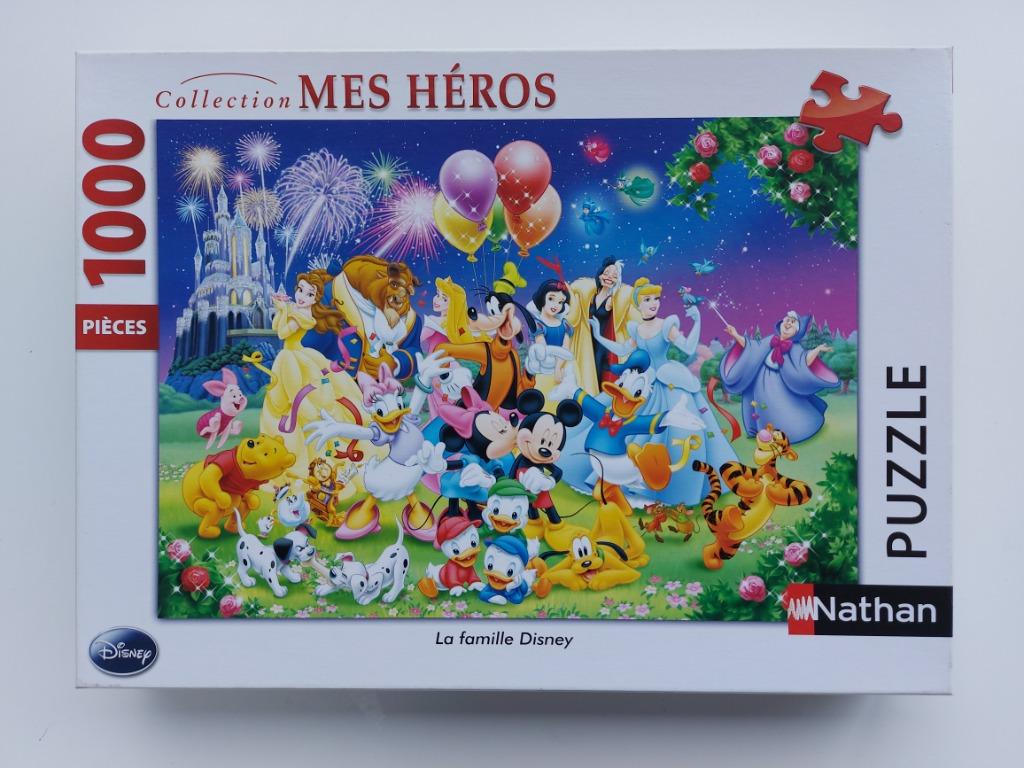 Puzzles Disney, fantasy etc... 1000 pièces, Enlèvement ou Envoi, 500 à 1500 pièces, Utilisé, Puzzle