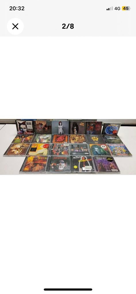 134 Metal CD  -lot, Verzenden