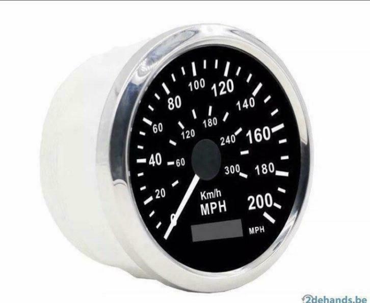 Kilometer teller kilometerteller 85mm GPS 0 tot 300 kmpu, Ophalen of Verzenden, Nieuw