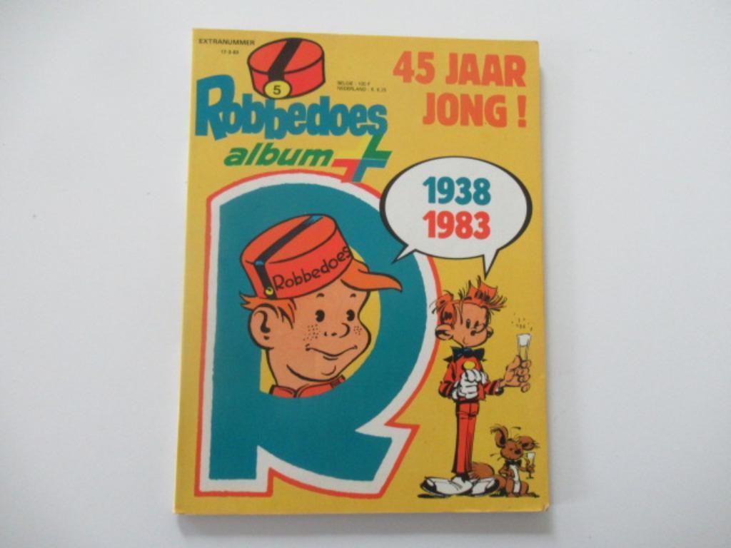 robbedoes album +...nr.5....45 jaar jong...........1st, Ophalen of Verzenden, Gelezen