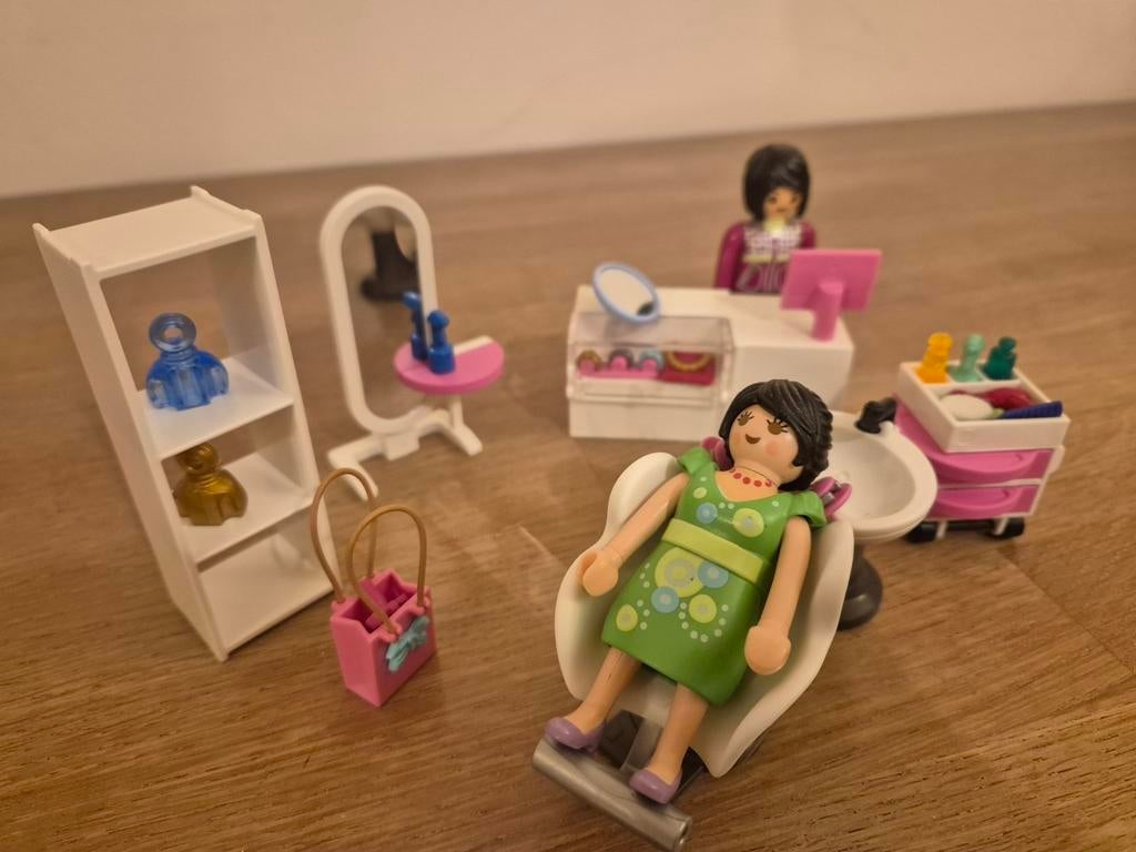 Playmobil le salon de coiffure, Enlèvement ou Envoi, Utilisé, Playmobil en vrac