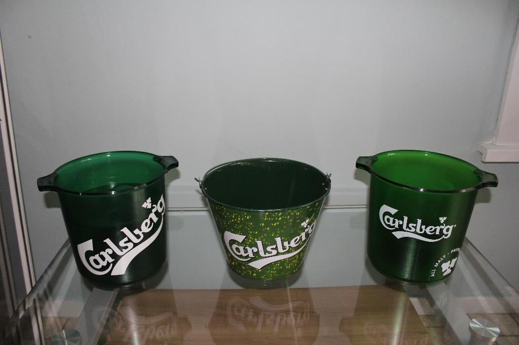 Carlsberg emmers - plateau's - toogmatjes - reclameborden, Verzamelen, Ophalen, Gebruikt, Reclamebord, Plaat of Schild, Overige merken
