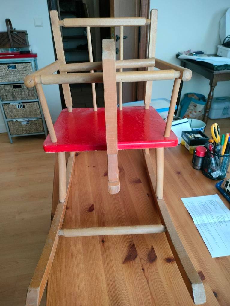 Retro schommelpaard, Kinderen en Baby's, Kinderstoelen, Ophalen, Gebruikt