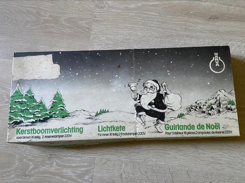 Vintage kerstverlichting, Ophalen of Verzenden, Zo goed als nieuw