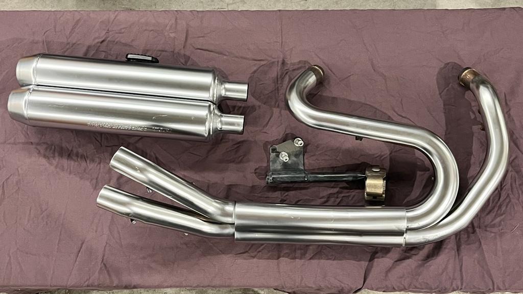 Harley Davidson XR1200 uitlaat, Ophalen