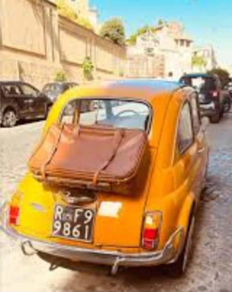 Fiat reiskoffer vintage, Ophalen