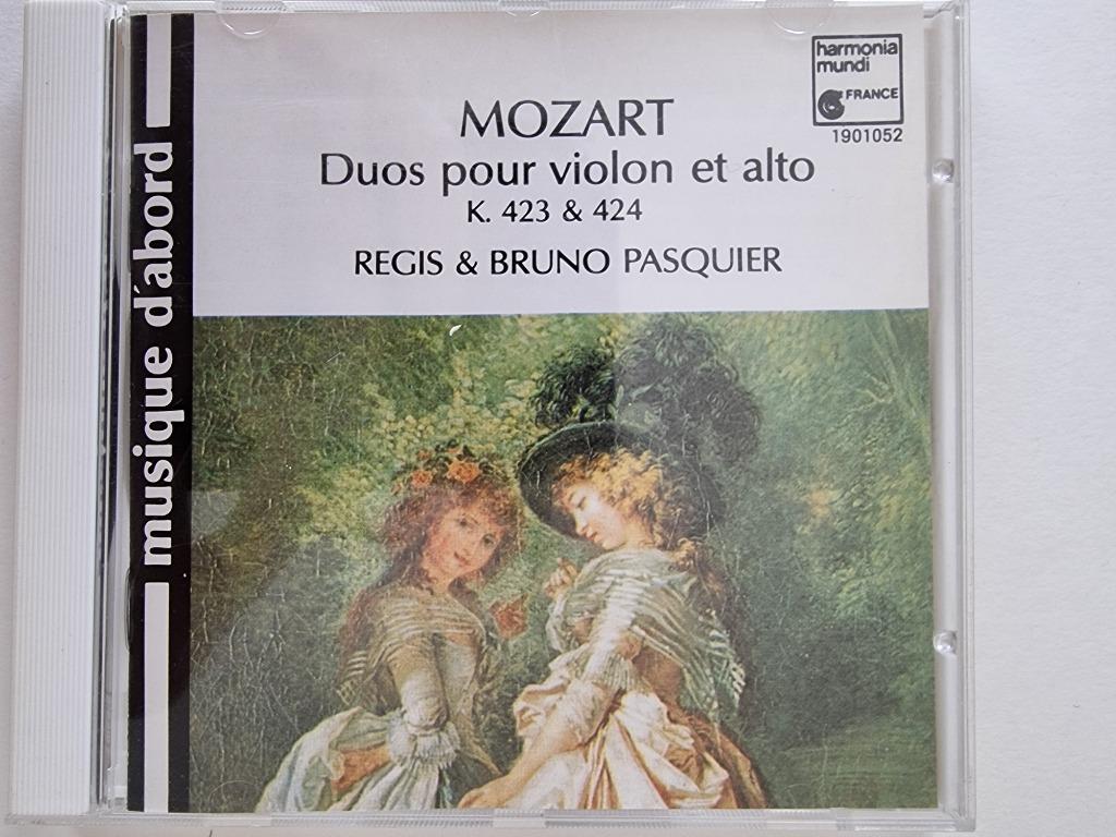 Mozart  : duos pour violon et alto, Envoi