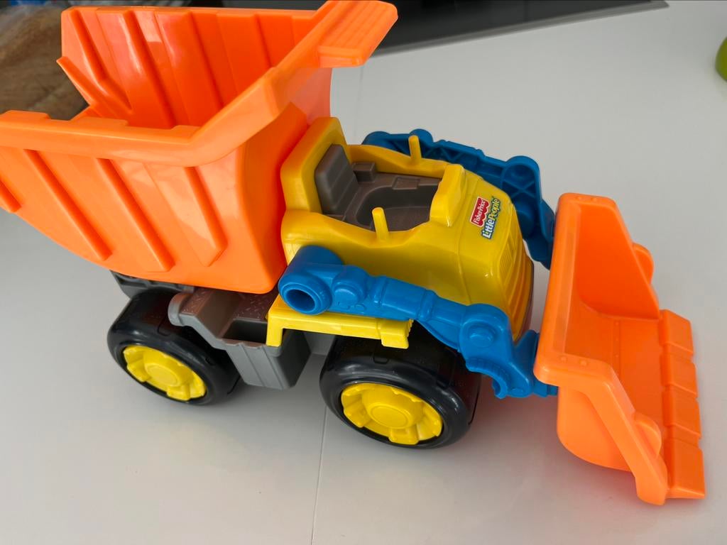 Camion -graafmachine fisher price, Ophalen