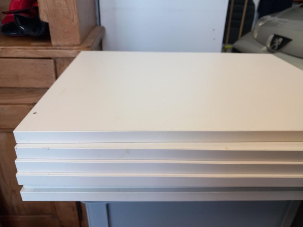 Mdf legplanken wit aan 4 kanten afgeplakt, Doe-het-zelf en Bouw, Ophalen, Gebruikt