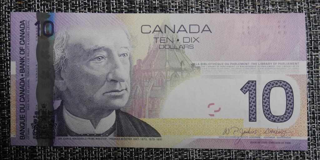 2005 UNC Canada biljet van 10 dollar, Postzegels en Munten, Verzenden, Overige landen, Setje