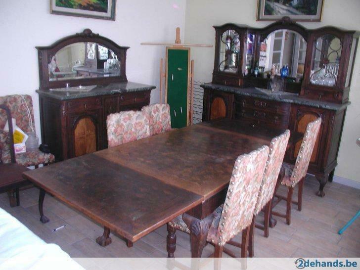 Authentieke eetkamer Chippendale, Antiek en Kunst, Antiek | Meubels | Kasten, Ophalen