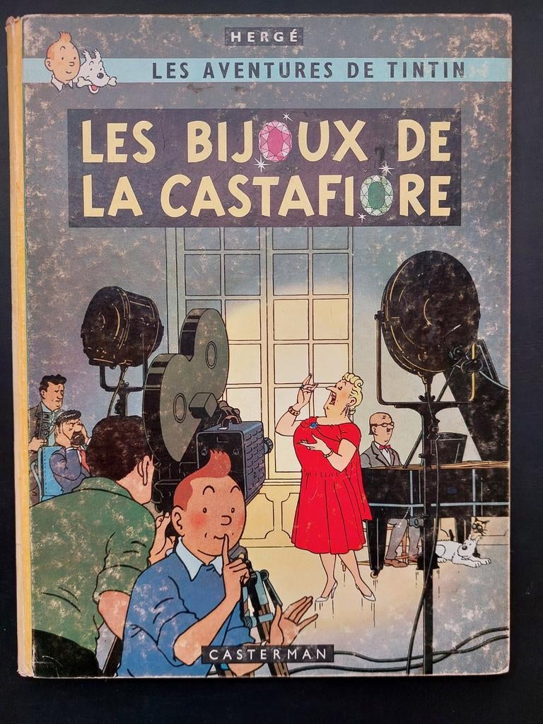 TINTIN Les bijoux de la castafiore EO B34 1963 bon état, Enlèvement ou Envoi