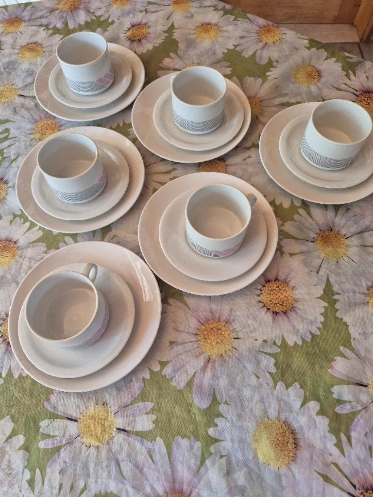 6 - DELIG VOLLEDIG KOFFIESERVIES, Ophalen, Nieuw, Overige stijlen, Aardewerk