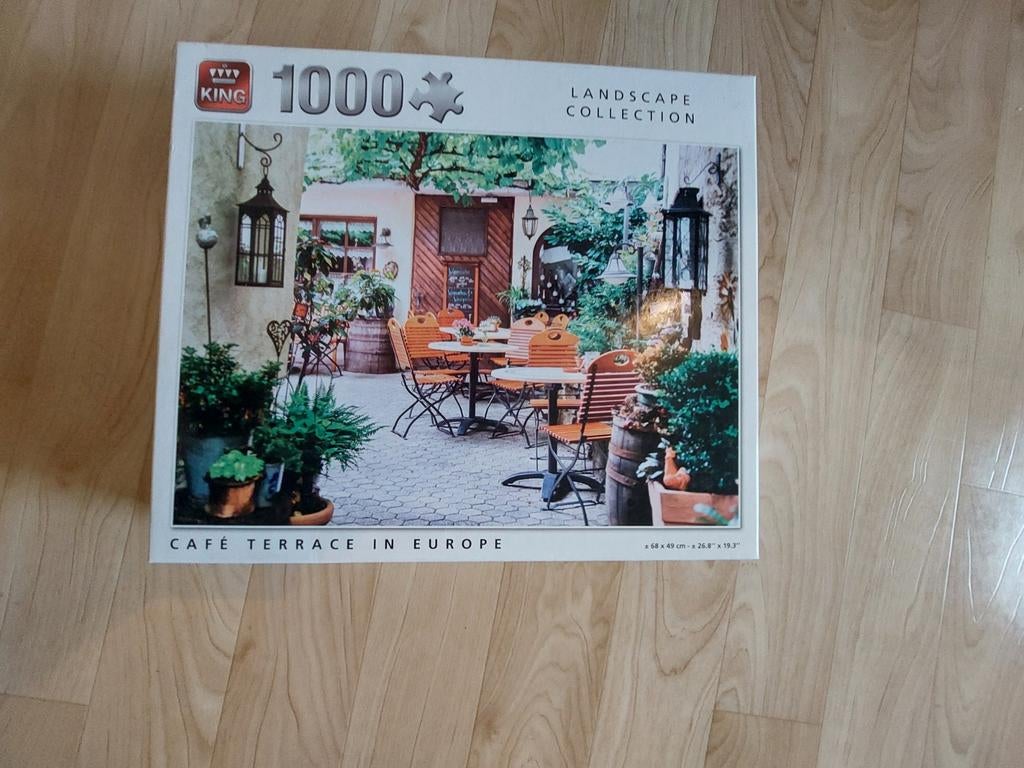Puzzel 1000 stukken, Ophalen