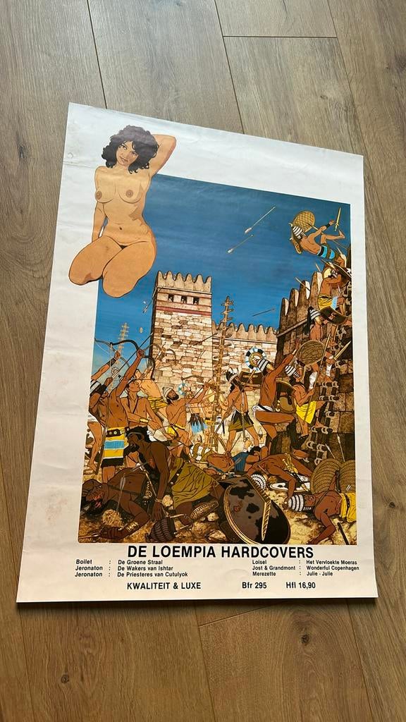 Jeronaton affiche 1987, Ophalen of Verzenden, Gebruikt