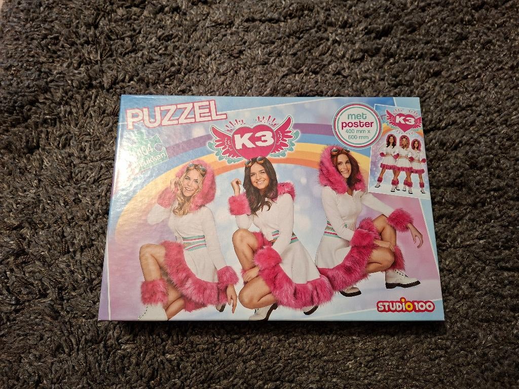 Puzzel K3, Ophalen, 10 tot 50 stukjes, Gebruikt, 4 tot 6 jaar
